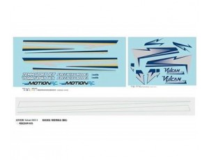Freewing Vulcan 70mm EDF Sport Jet Decal Set